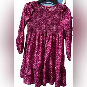 Gymboree Girls Mandala Ruffle Dress  Spice Market size 8